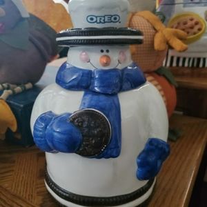 💥💥Oreo Snowman ⛄  Cookie 🍪  Jar